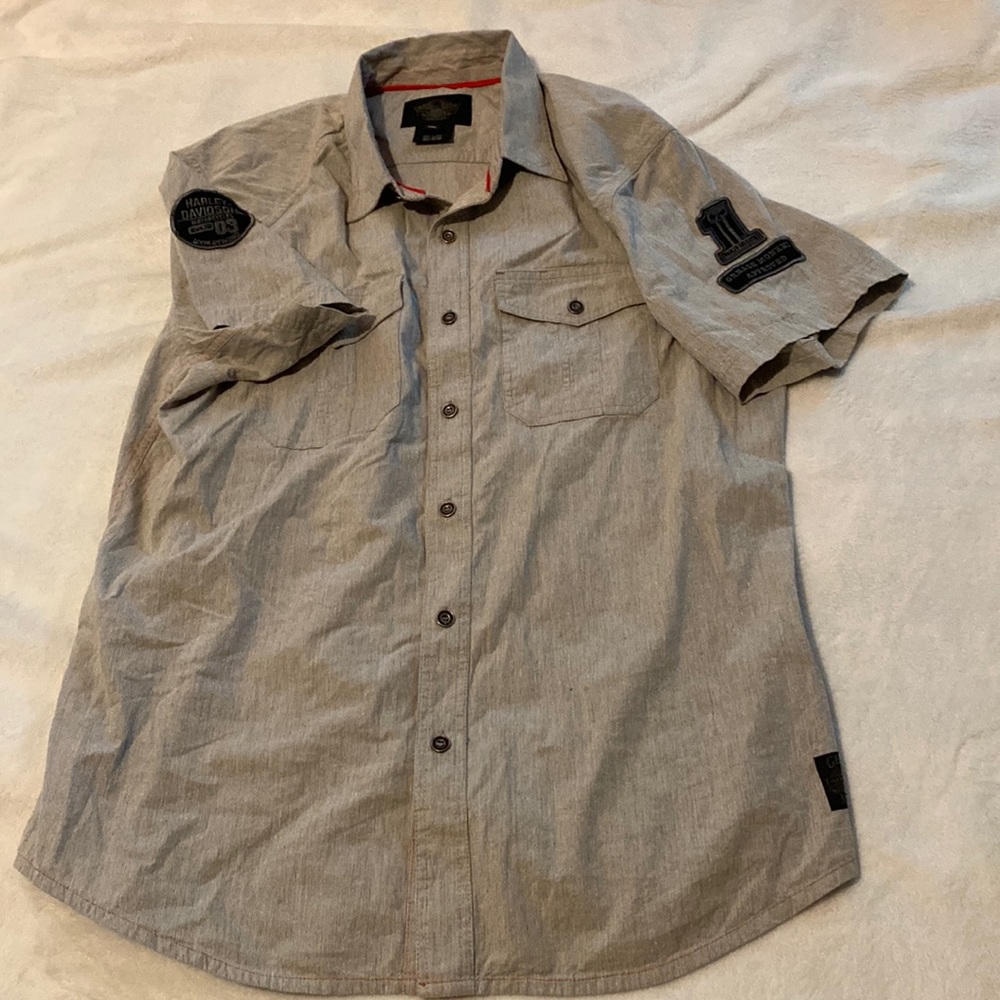 Harley Davidson Garage Monkey sz 2XL a small 2XL, short sleeve shirt